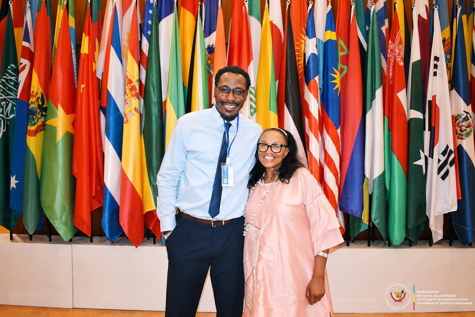 Avec Madame Chantal Yelu Mulop à la JIFA 2026